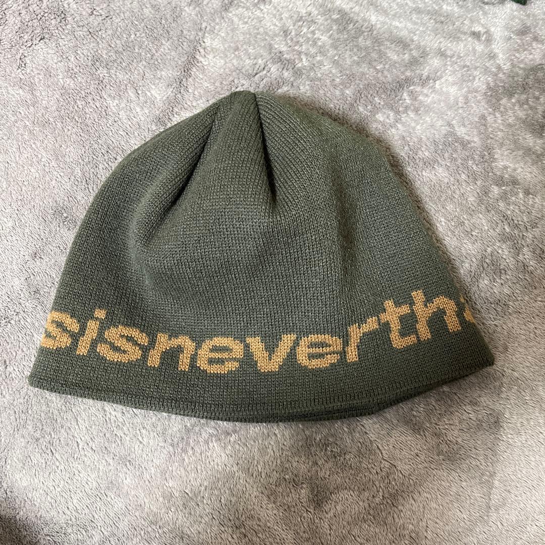 thisisneverthat ニット帽 カーキー