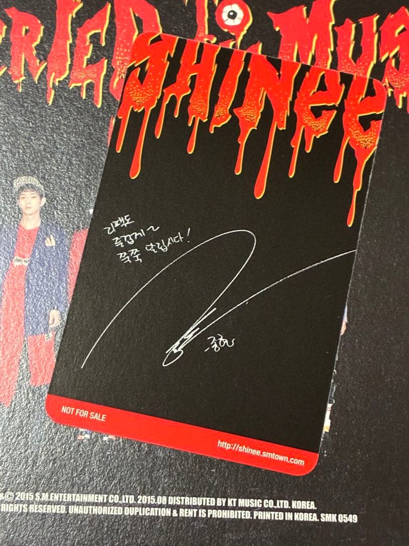 SHINee Married to the Music ジョンヒョン トレカ付き