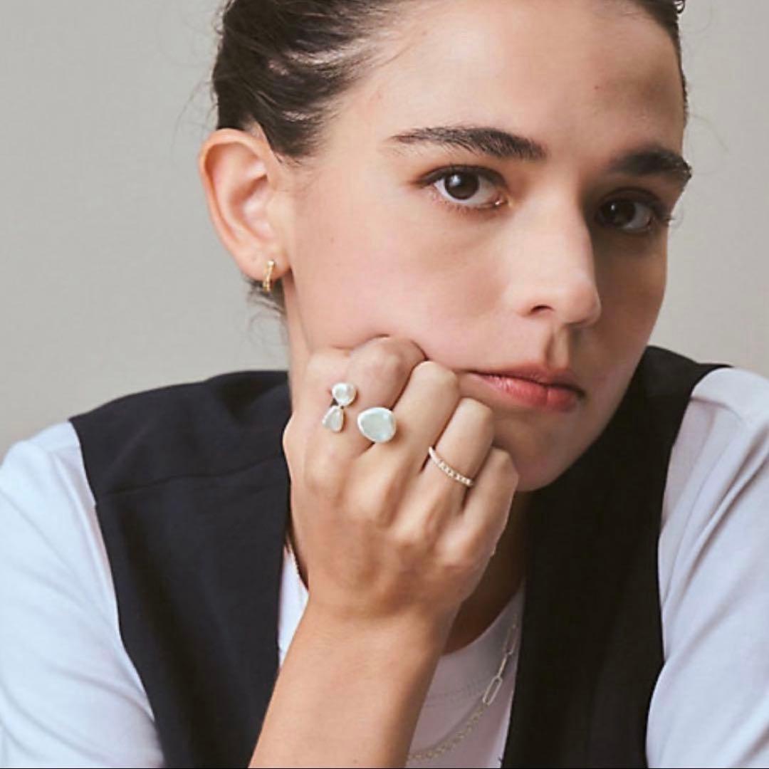 キ*キ様 未使用 agete K5シルバーダイヤモンドリング 11号