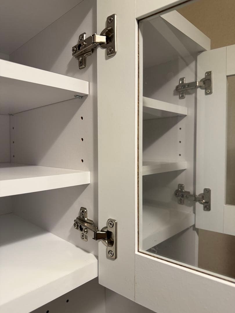 （3/31まで）【LOWYA　幅90】食器棚 レンジ台 コンセント付き