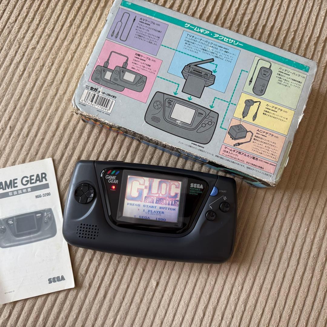 【動作品】美品 SEGA ゲームギア GAME GEAR本体+箱HGG-3210