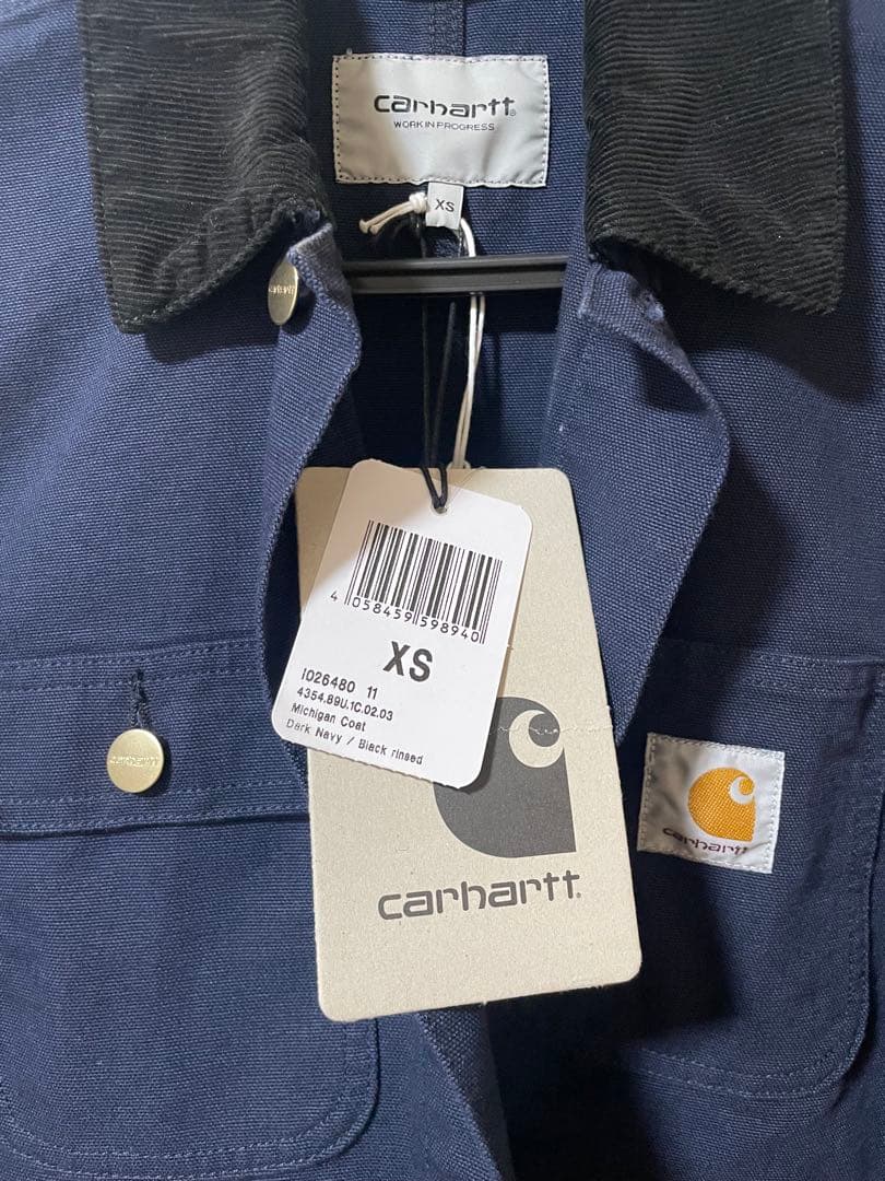 【新品未使用】Carhartt ネイビー ジャケット XS スプリング