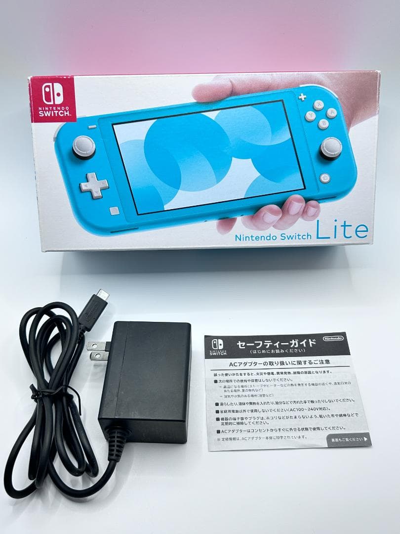 Nintendo Switch Lite 本体 箱 充電器 動作確認済 #112