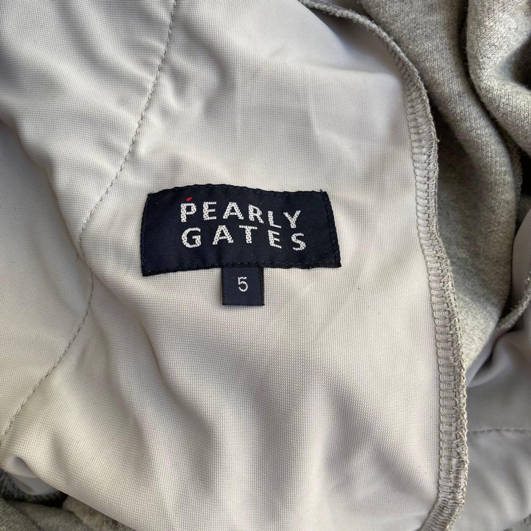 パーリーゲイツ　スウェット パーカー＆パンツ　セットアップ　5 Lサイズ　グレー