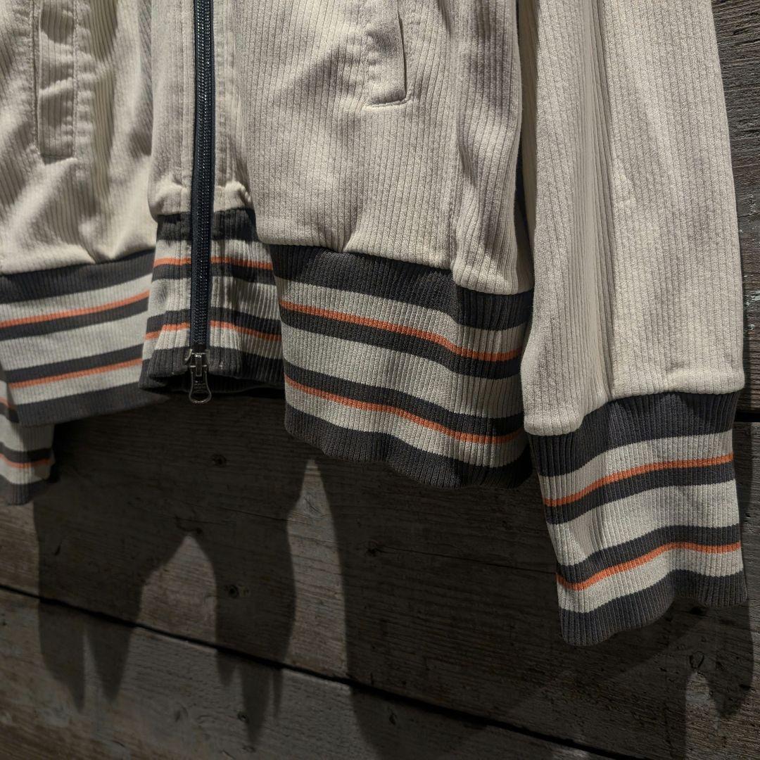 90s　カンタベリー　リンガー　ジャージセットアップ　ボーダー　コーデュロイ　L