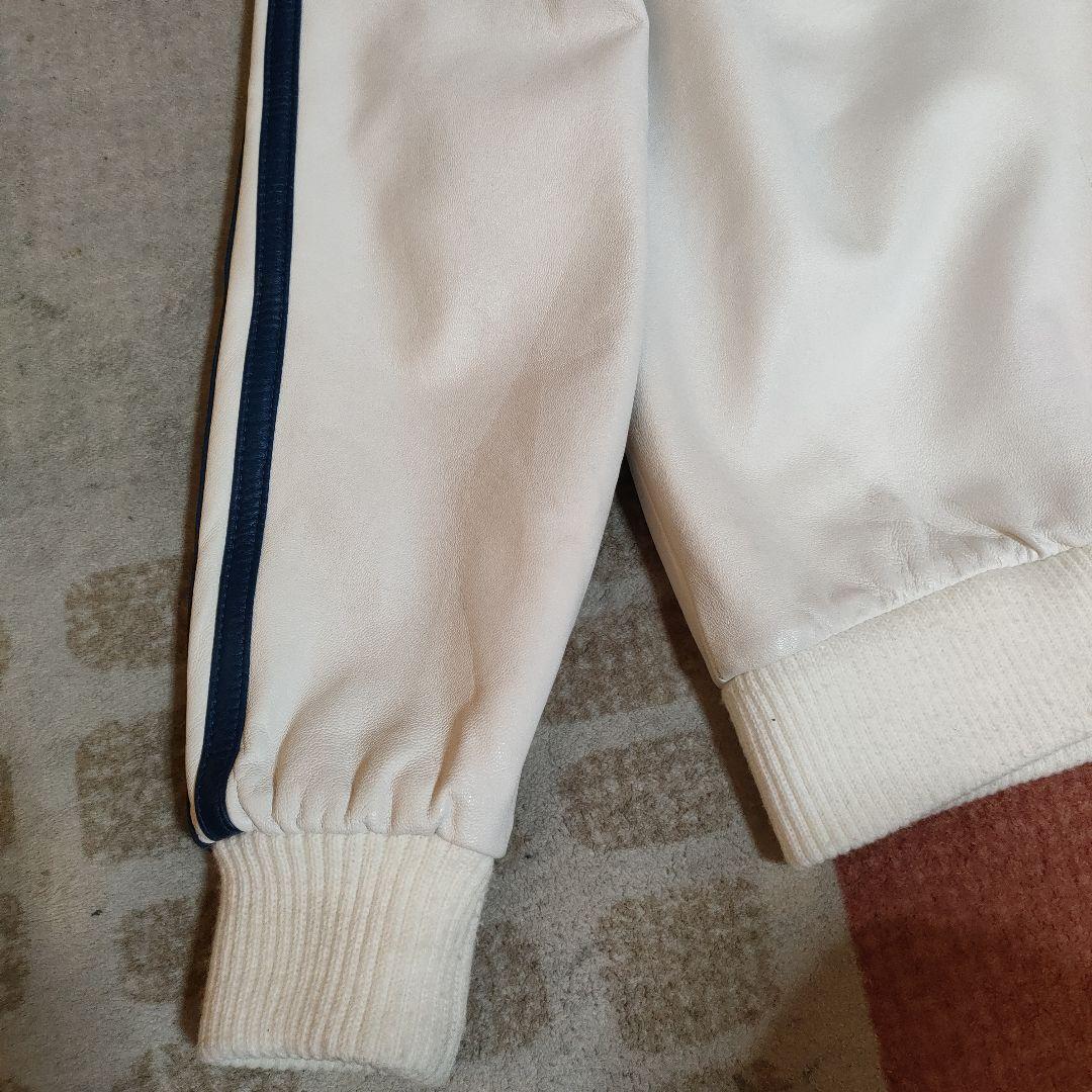 専用美品Schott ホワイト フード付レザージャケットダメでも対応有