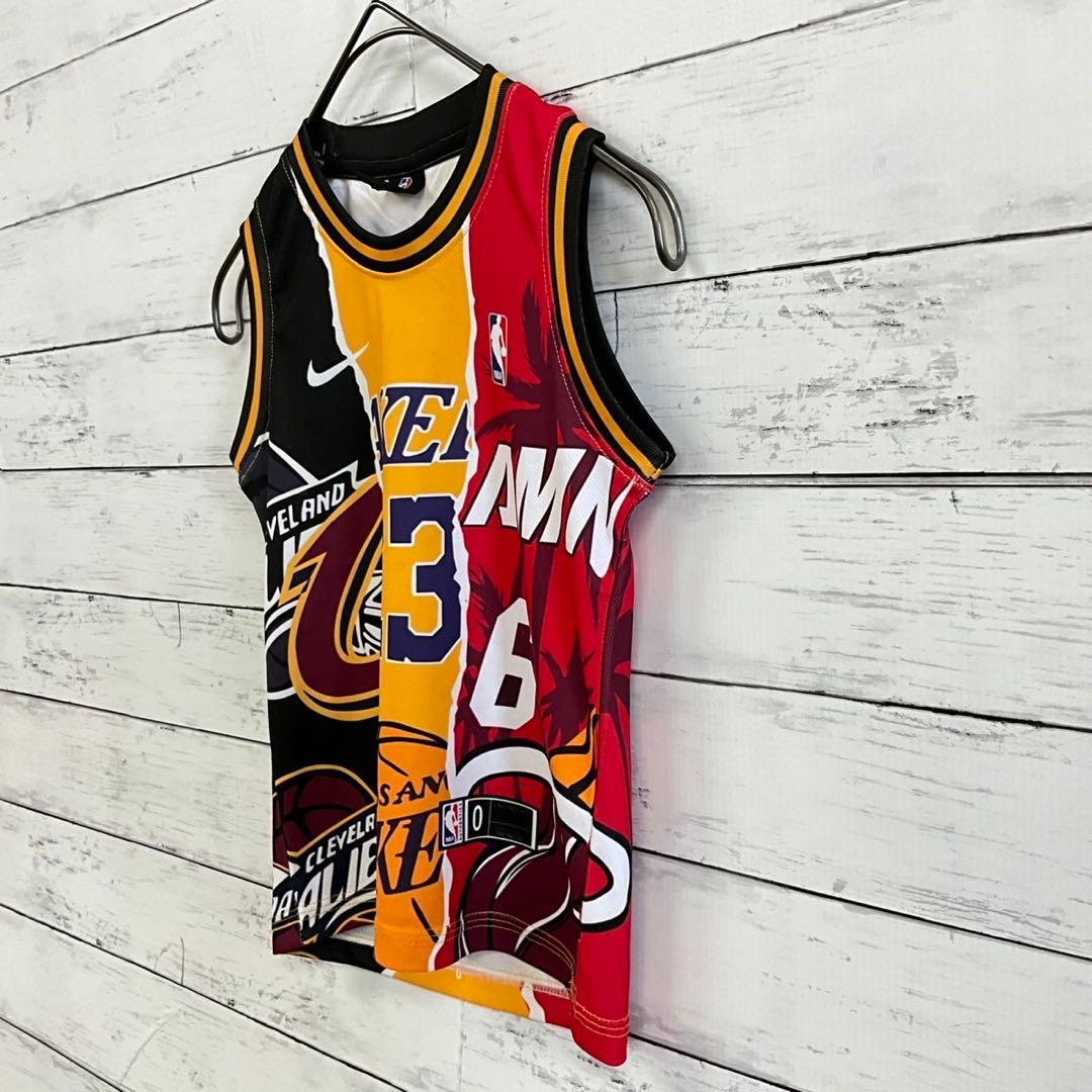 NBA レブロン ユニフォーム風タンク 0サイズ ナイキ キッズ