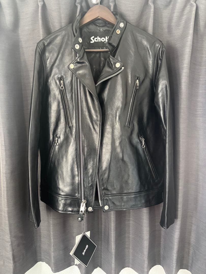 Schott NYC ダブルライダースジャケット 310104B ブラック