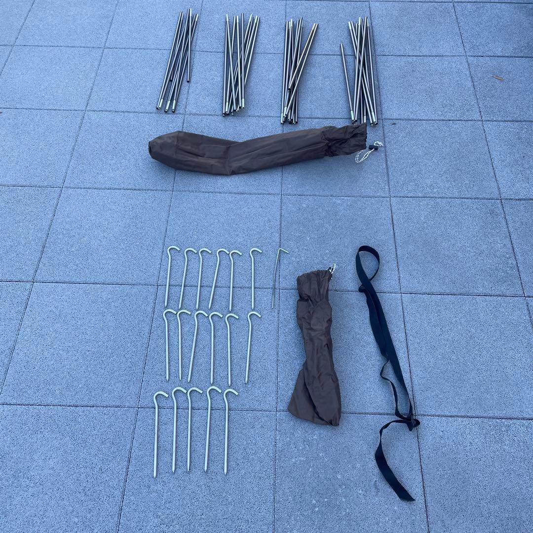 peak ランドブリーズ 4 + コールマン ラグ+ LEDランプ