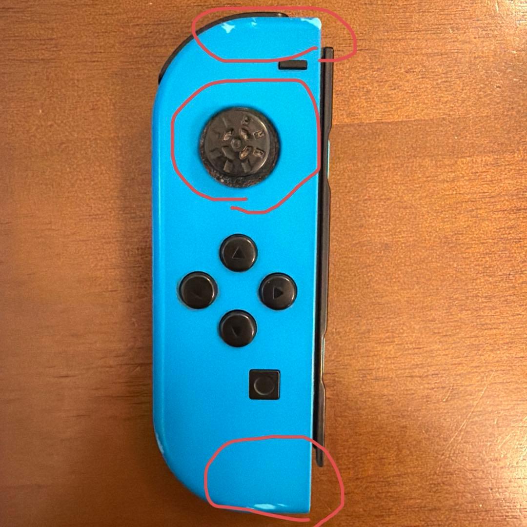 nintendo swich ネオンカラーjoy-con ストラップ一個無し