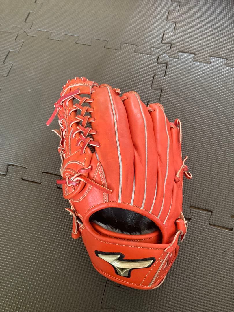 Global Elite 軟式グローブ オレンジ