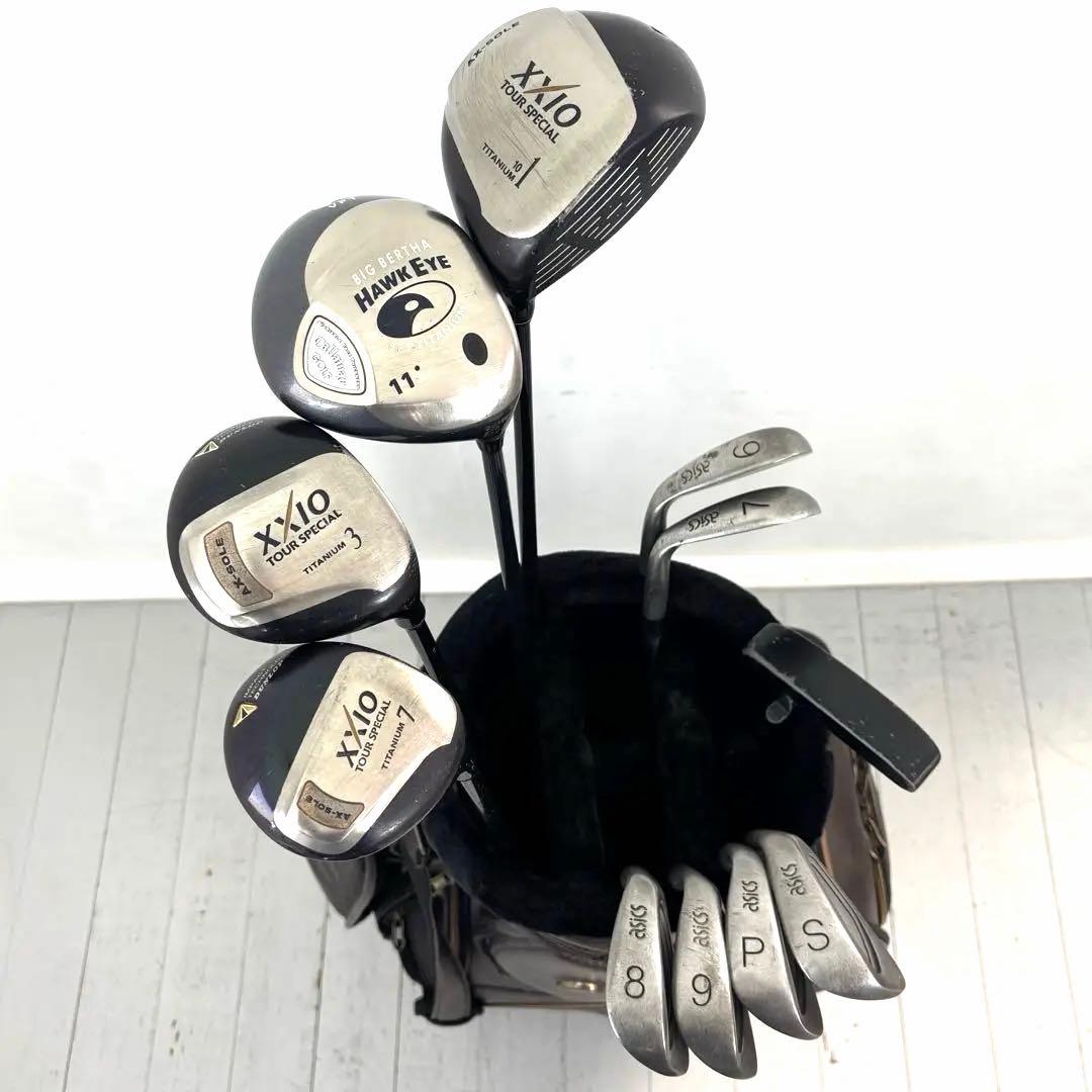本格派　メンズゴルフクラブ　11本　フルセット　お試しセット　ゴルフセット