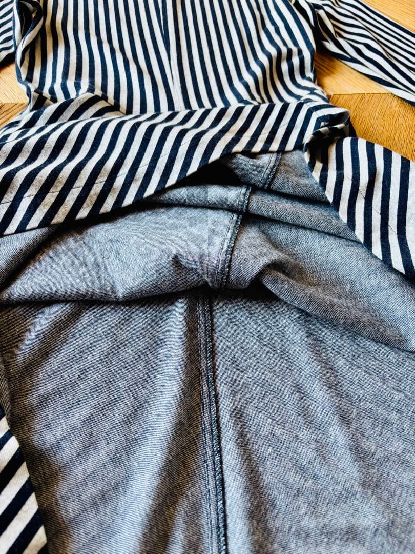 トリココムデギャルソン ロング ワンピース ストライプ Aライン 極美品です