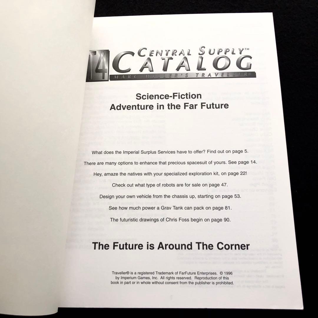TRPG トラベラー セントラル・サプライ・カタログ「Traveller 3」