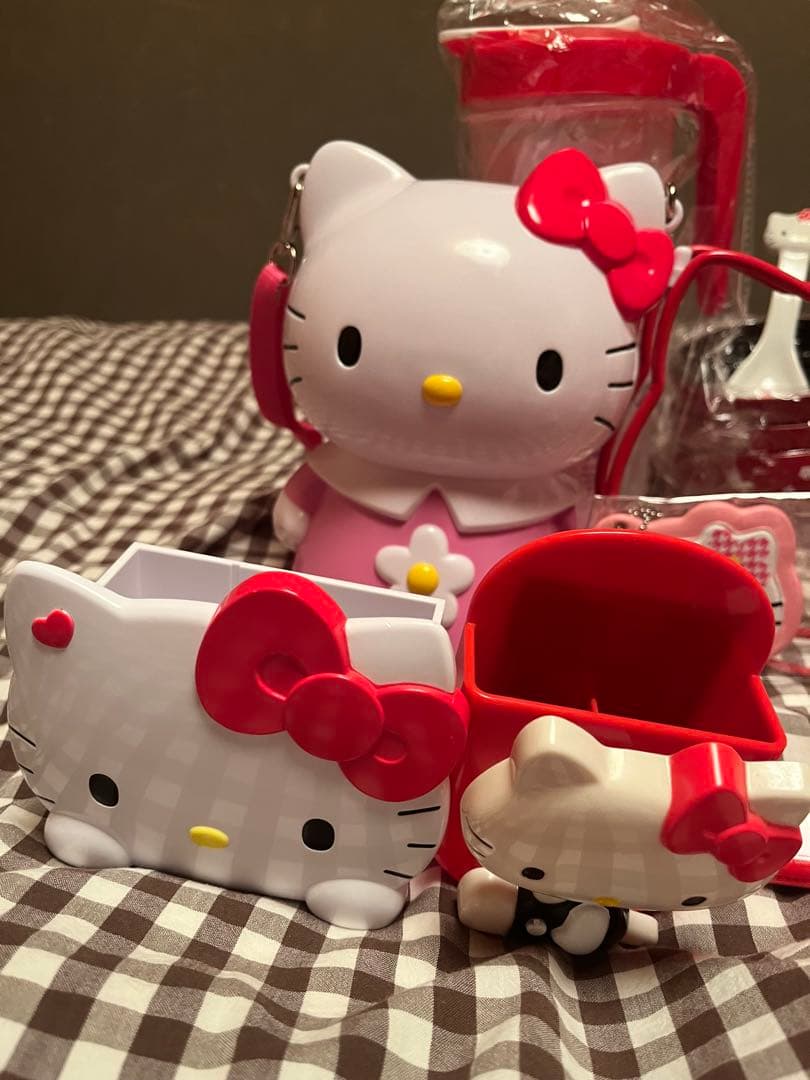 キティ　レア　レトロ　カオハナ　平成　小物入れ　磁石　歯ブラシ　まな板　スタンド