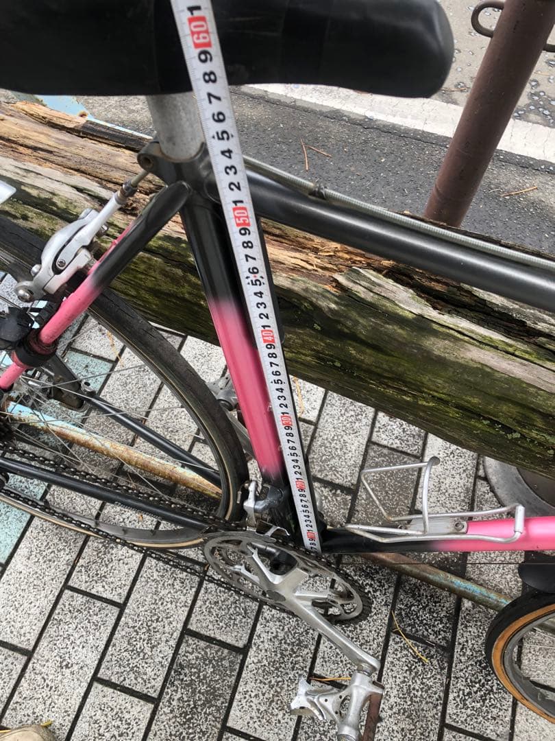 ブリヂストン　クロモリ　ロード　シマノ600