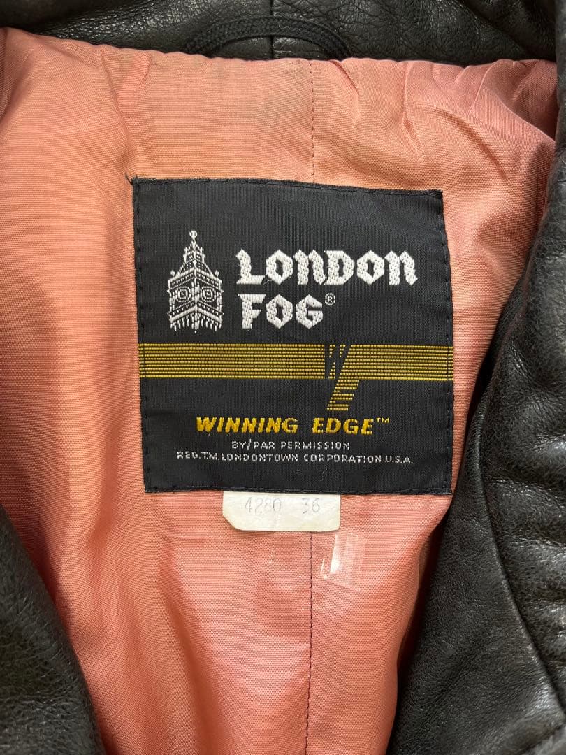 珍品‼︎ London Fog レザーブルゾン 製