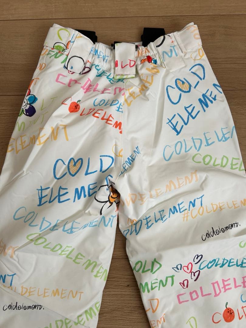 子ども用スノーボードウェア ホワイト/カラフル