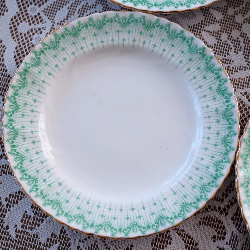 英国アンティーク　サミュエルラドフォード　プレート4枚セット　F1