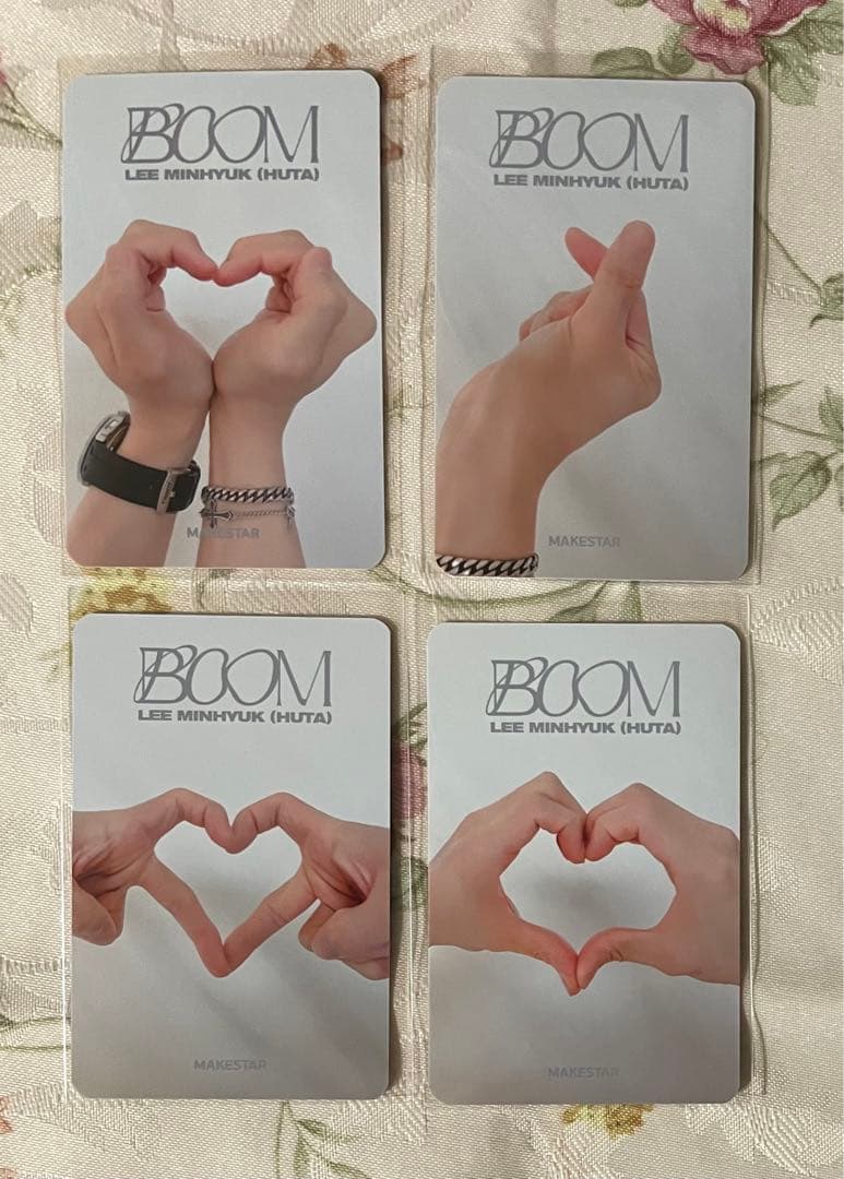 BTOB ミニョク HUTA BOOM 特典トレカ4枚セット