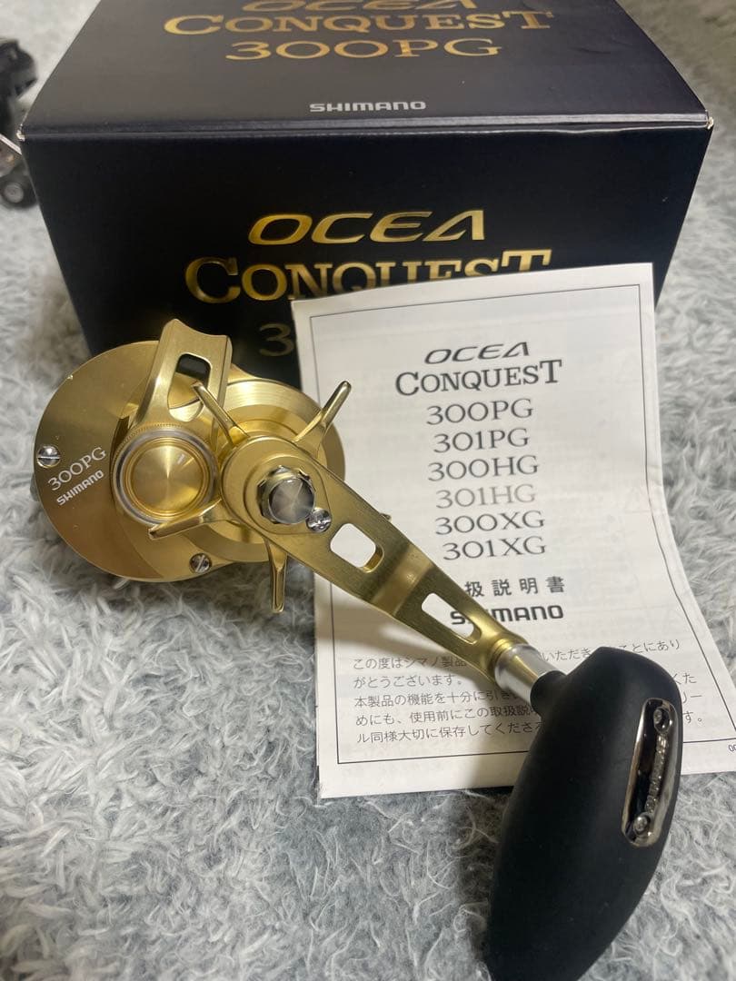 【美品】SHIMANO オシアコンクエスト 300PG 22年モデル リール