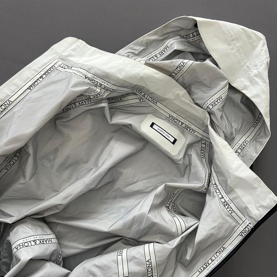 MARK&LONA マークアンドロナ　レインジャケット　メンズ　サイドロゴ　防水