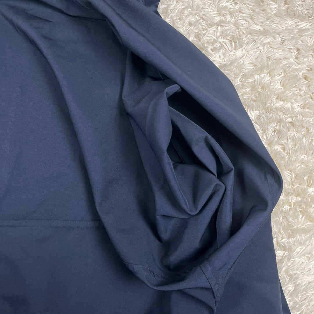 ラウンジドレス 金ボタン BIGシャツ オーバーシャツ ドルマンスリーブ