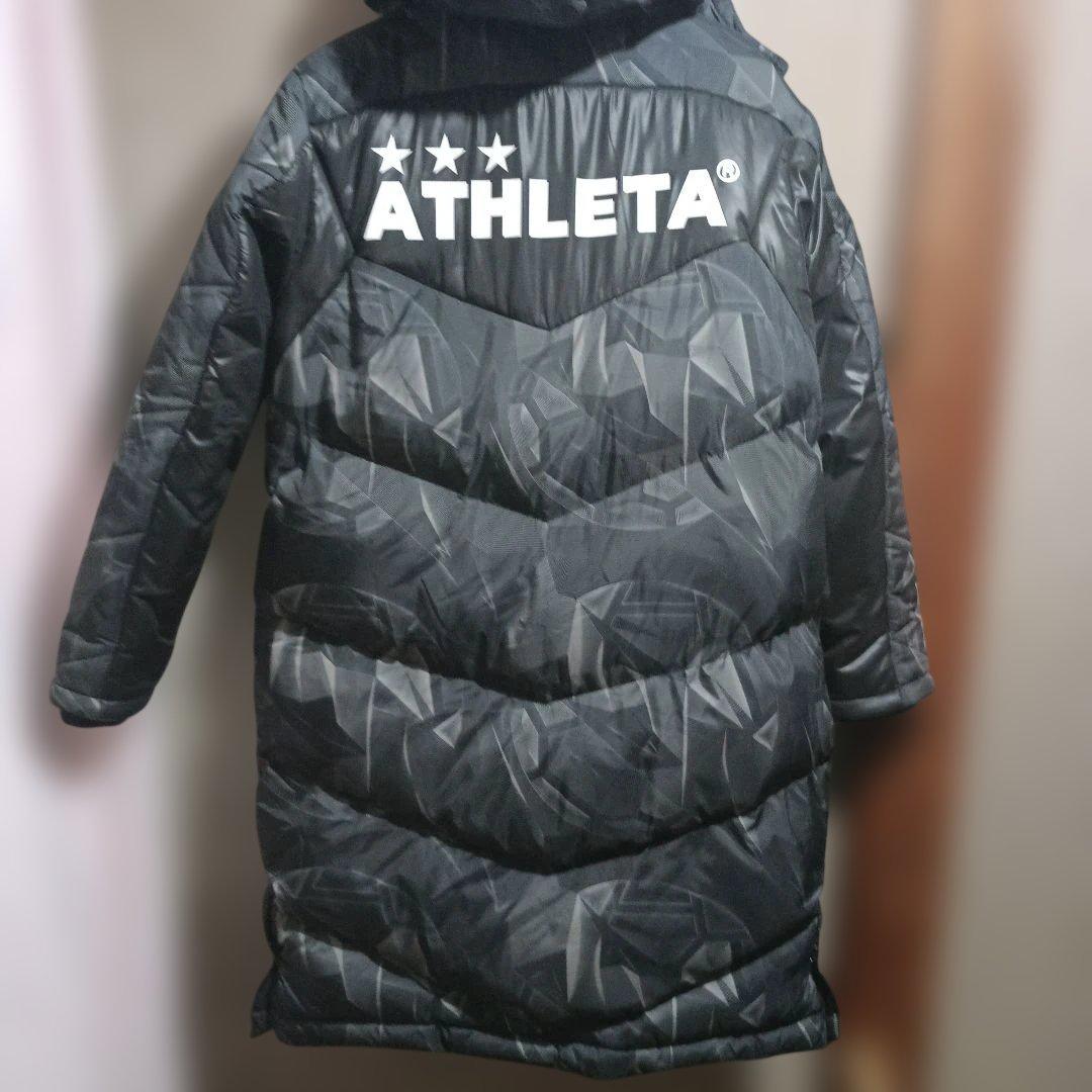 3児の母！【美品】ATHLETA 幾何学模様 ベンチコートSサイズ