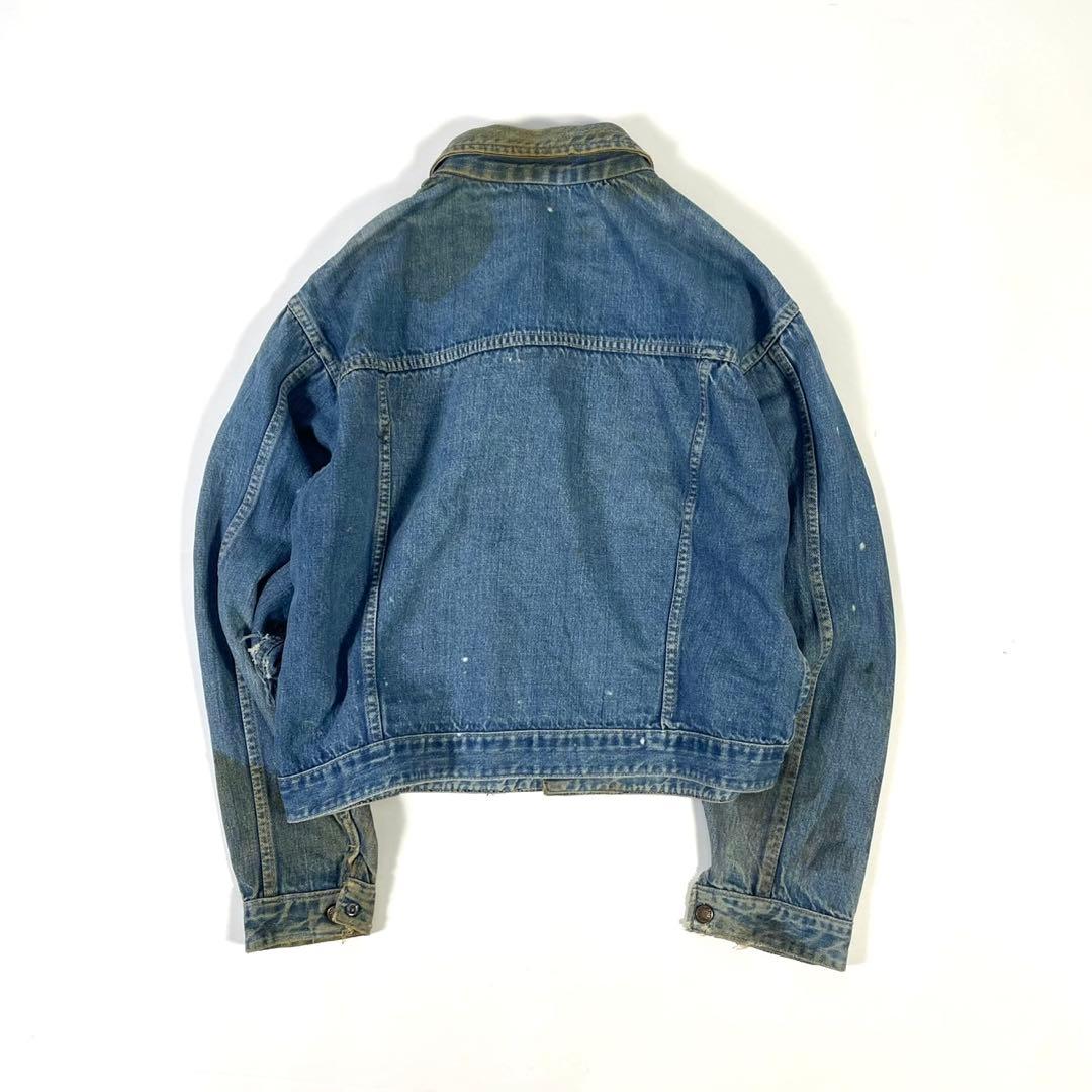 50s60s BURLINGTON デニムジャケット ビッグサイズ 101