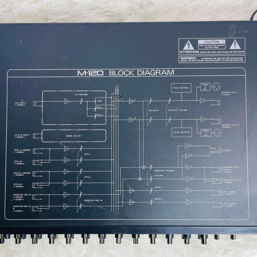 Roland M-120 12ch ラインミキサー 1U ラックマウント 動作