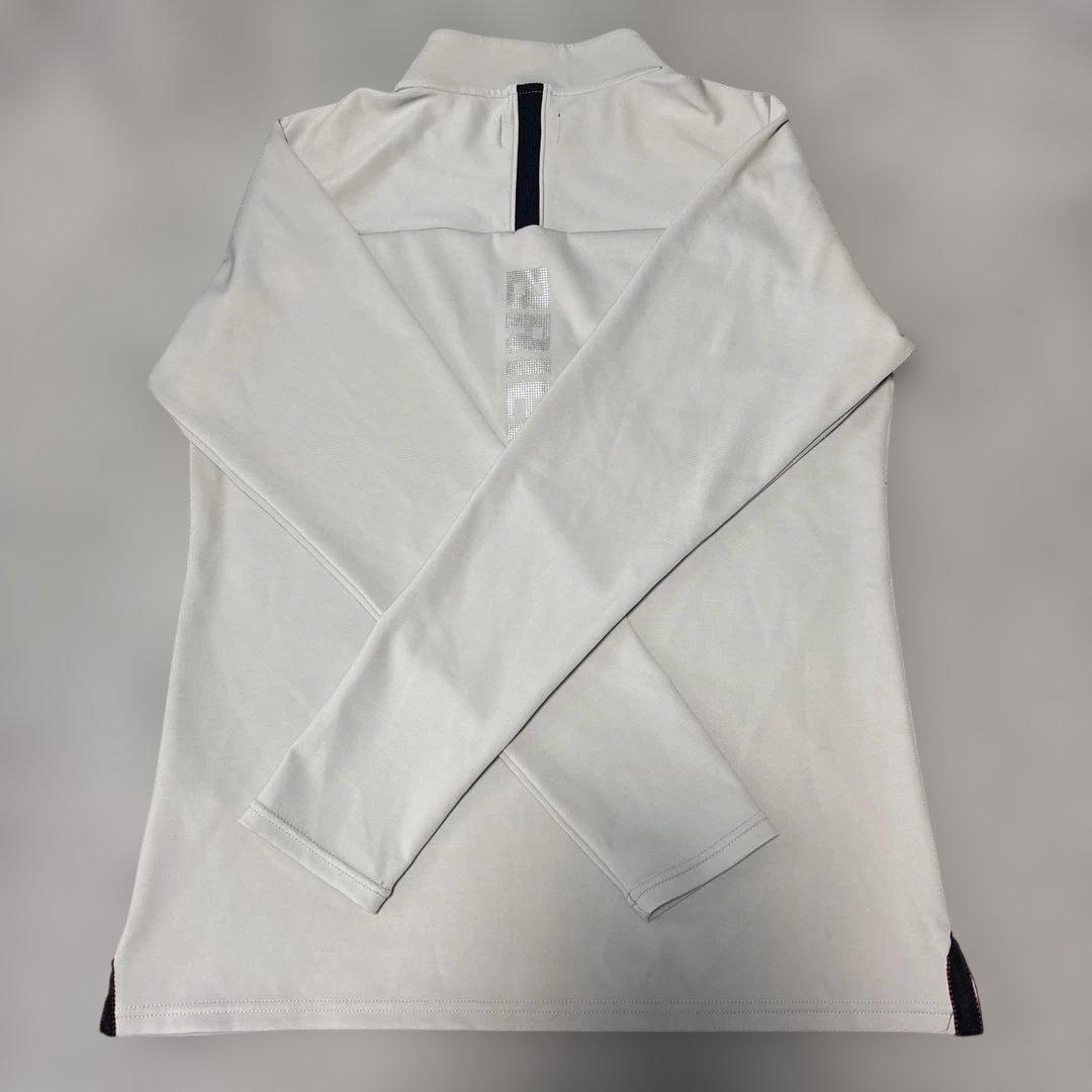 BRIEFING ジップアップシャツアイボリー