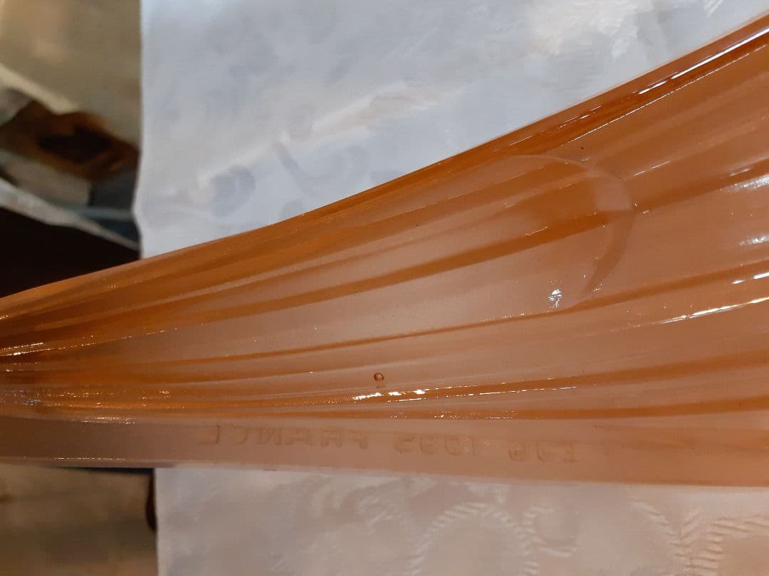 アールデコ時代のブラケットのガラスのホヤ