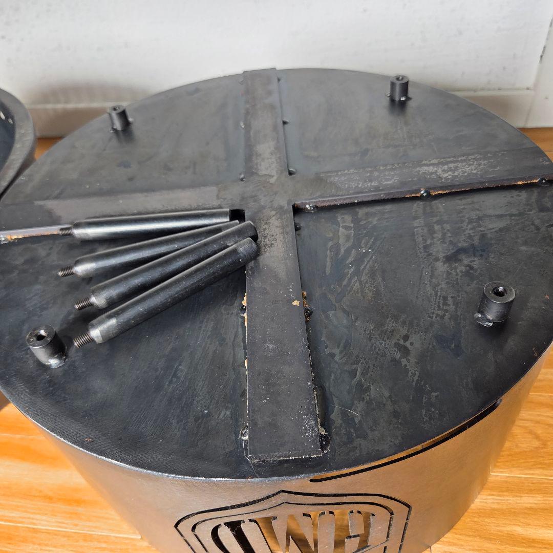 BLACK SMITH HMD 焚き火台 二次燃焼 MIC DINE アイアン