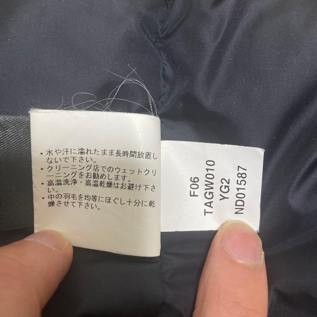 【極美品】センターロゴ NORTH FACE ヌプシダウンベスト ND01587