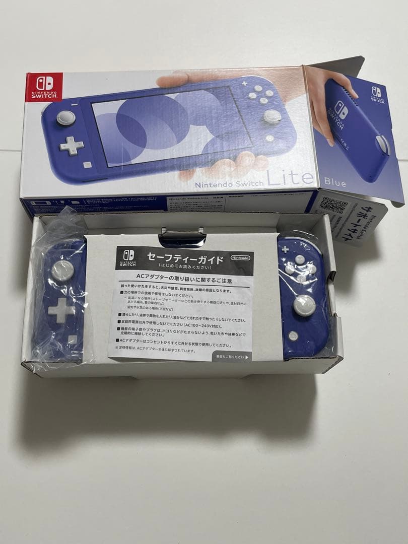 Nintendo Switch Lite ブルー 本体 箱 付属品有り