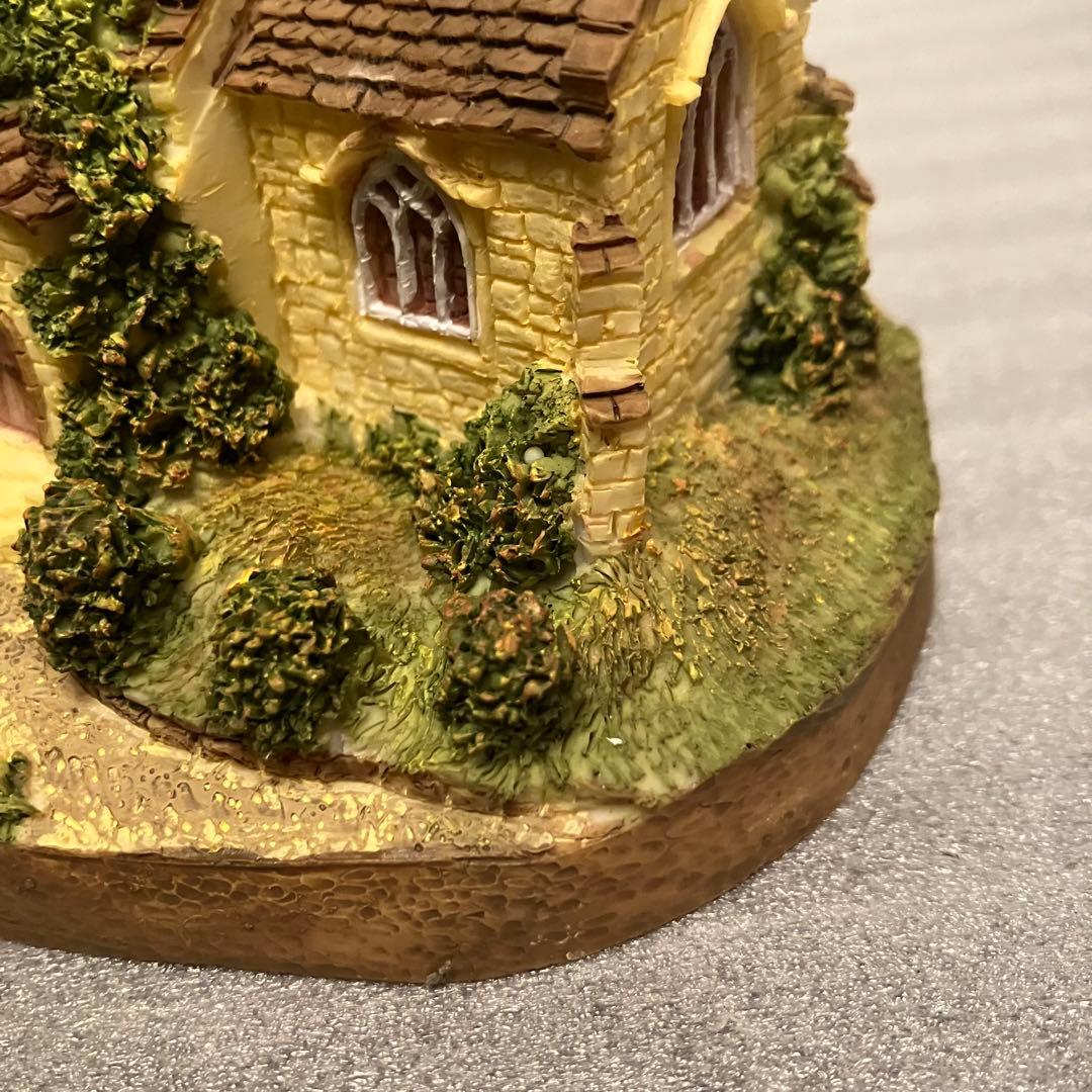 E-4 精巧 ミニチュアハウス 教会 置物 アンティーク調 フィギュア ジオラマ