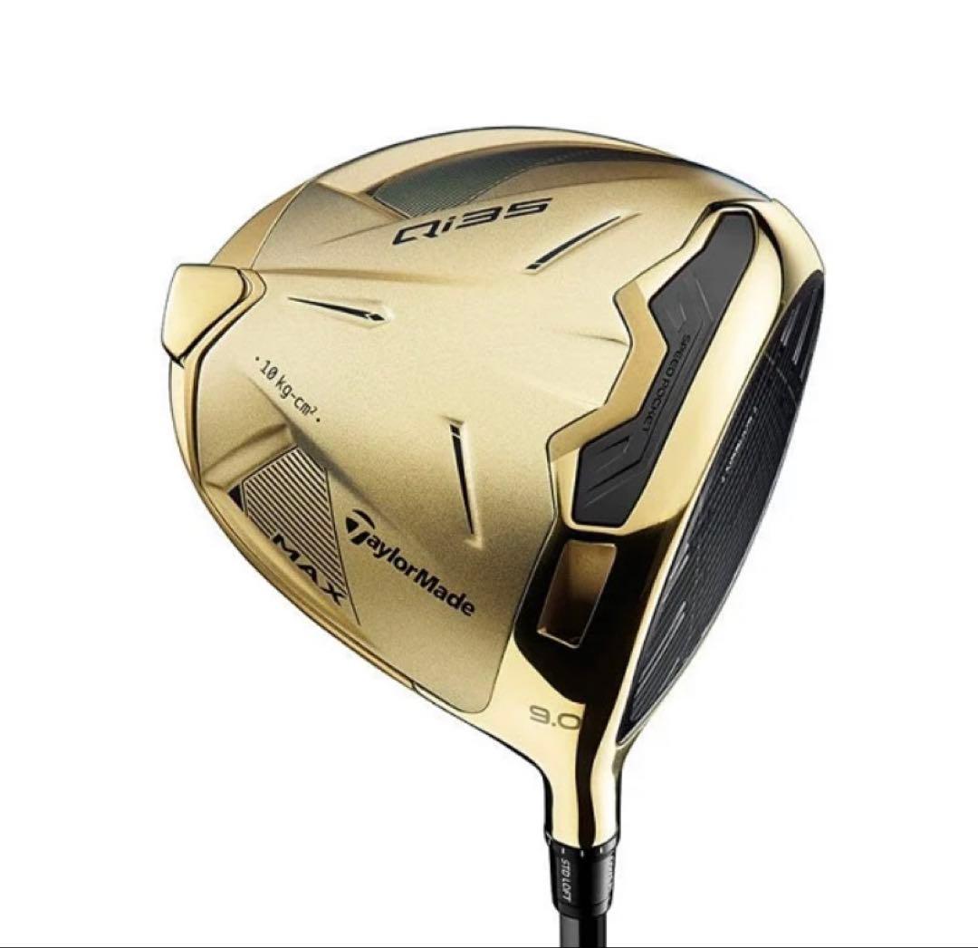 テーラーメイド Qi35 MAXデザイナーシリーズ ゴールド　ドライバー　ヘッド