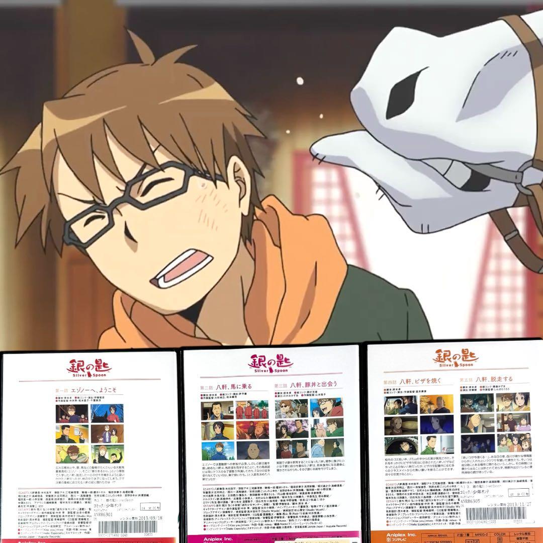銀の匙 Silver Spoon DVD 1期 2期 全12巻 全巻 完結 荒川