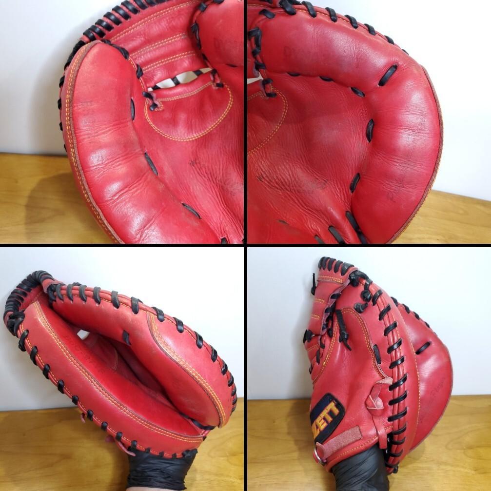 ZETT 古田モデル 日本製 ステイタスプロ キャッチャーミット 軟式グローブ