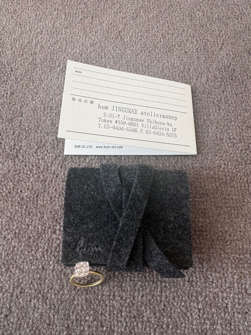 hum ハムROSECUT DIAMOND PAVE RING