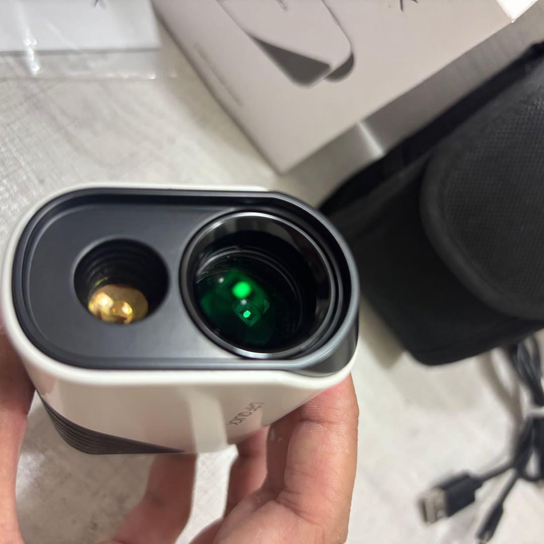 LRF QUICK コンパクト 距離計測器 ピンサーチ ケース付 内蔵バッテリー