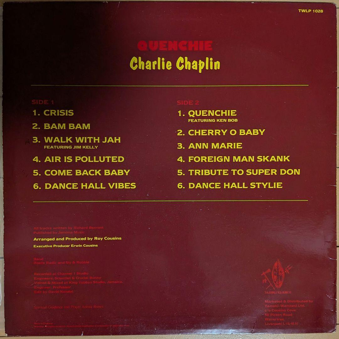 【レゲエＬＰ】Charlie Chaplin – Quenchie