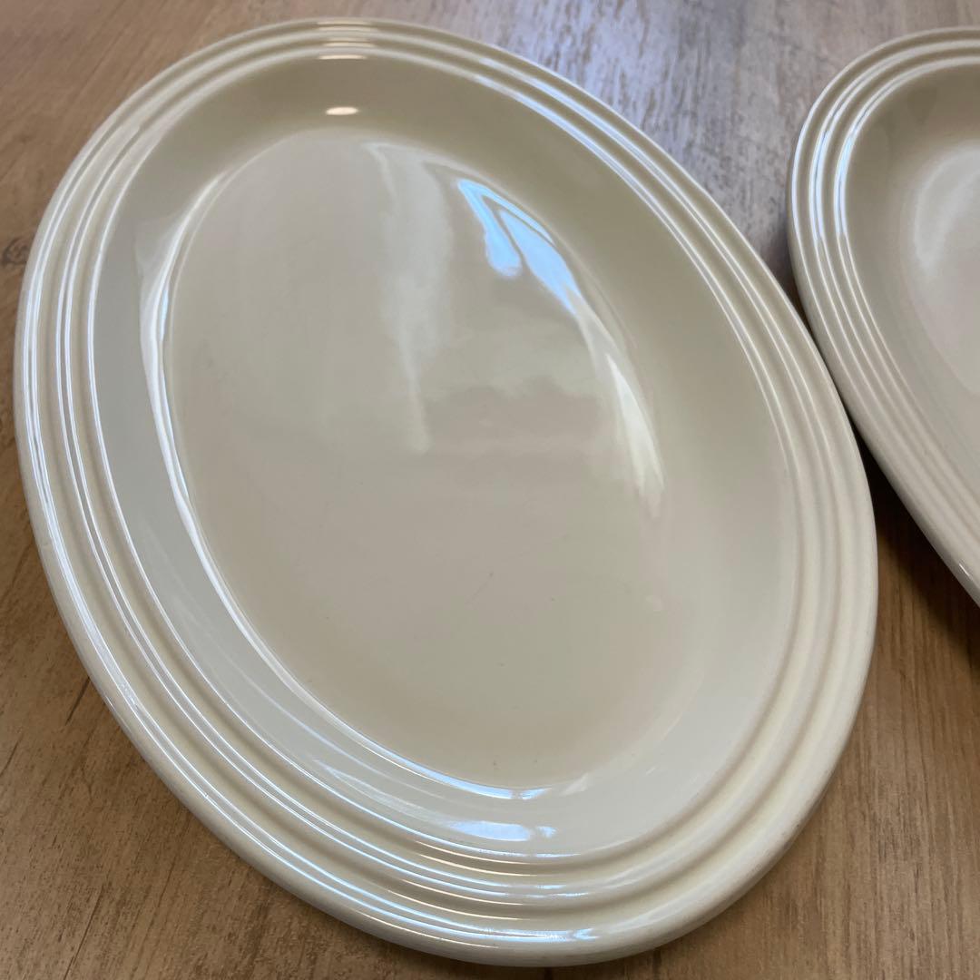 ルクルーゼ　オーバルプレート　30㎝4枚