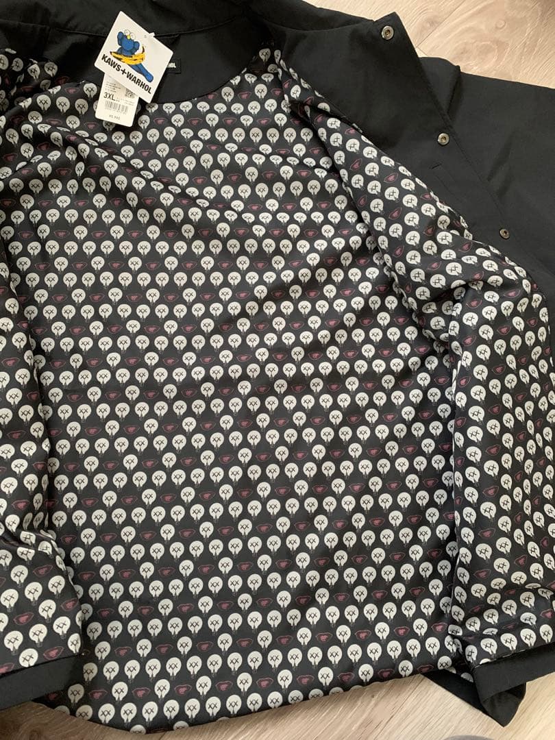 【新品未使用】希少サイズ 3XL AndyWarhol コーチジャケット 黒