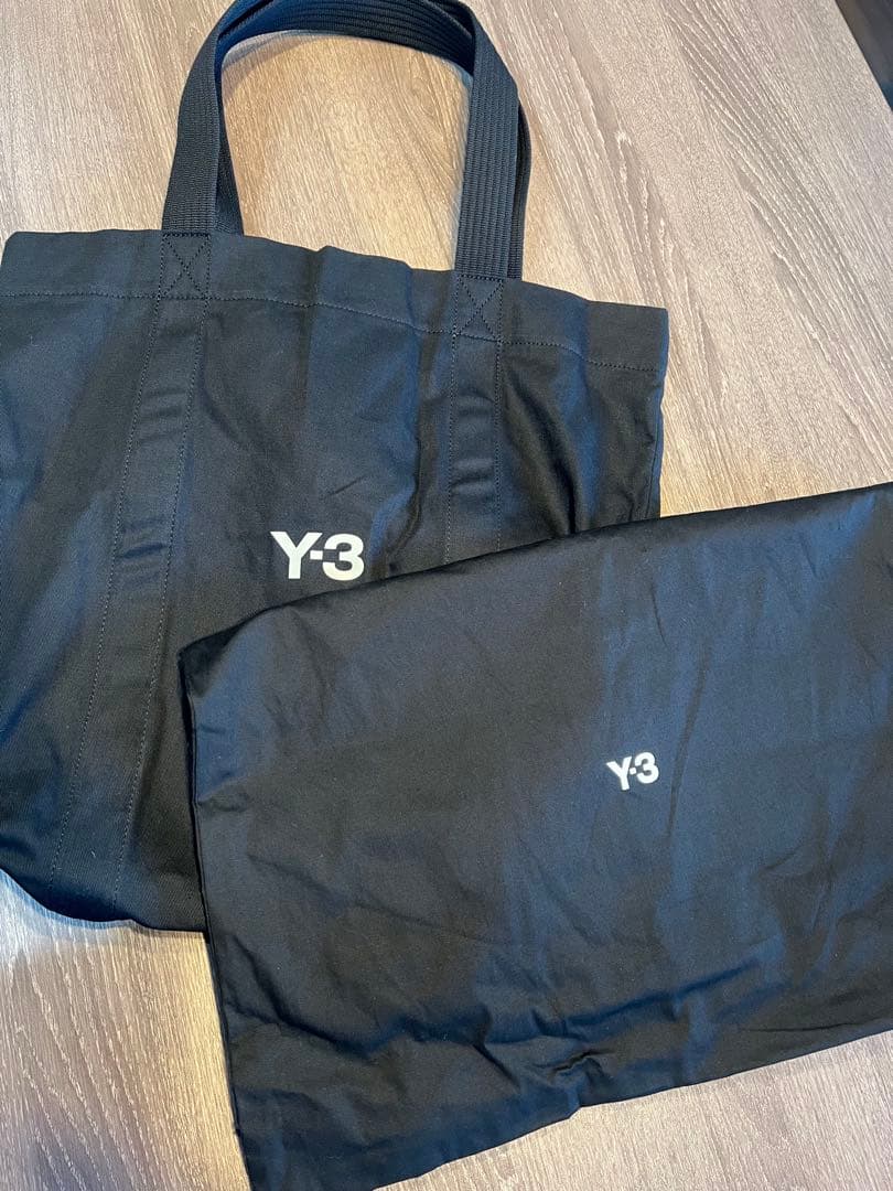 まめ　Y-3 ワイスリー　C TOTE 未使用　黒トート　大きめトート