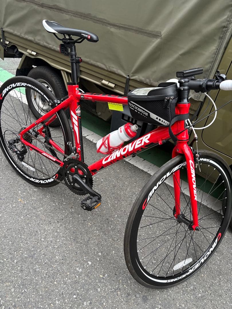 CANNONDALE レッド ロードバイク 700C
