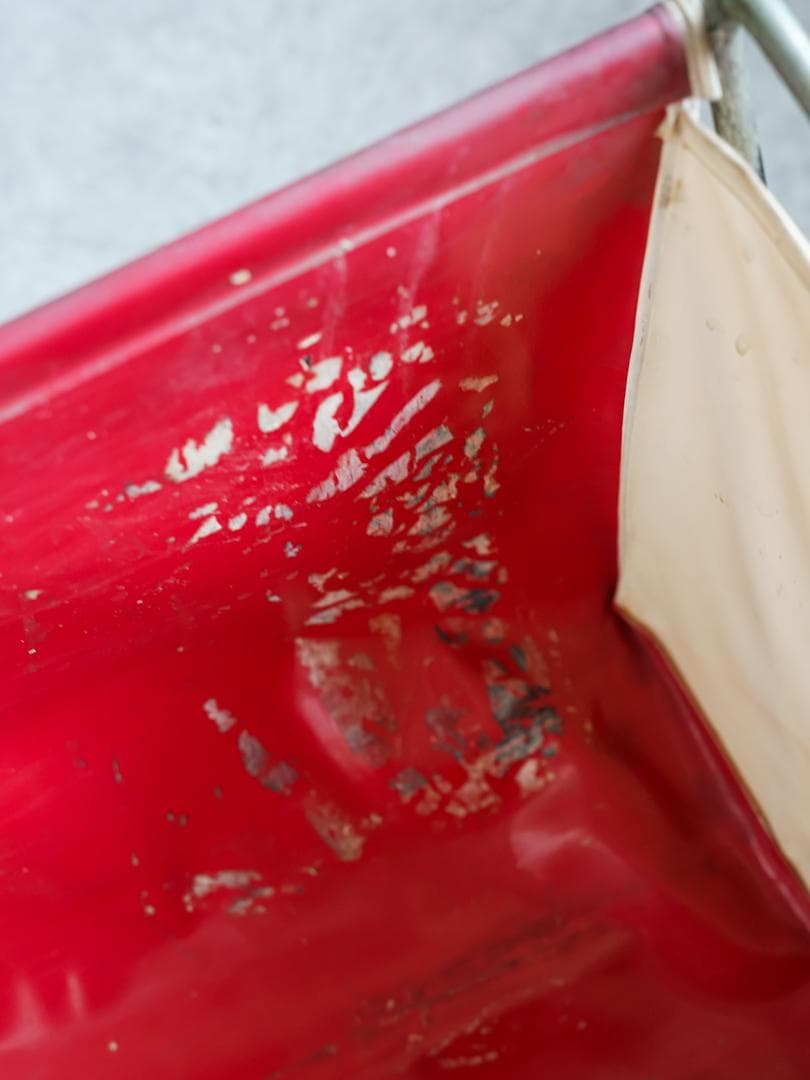 60-70's vintage スツール/収納 バスケット 古道具 レトロポップ