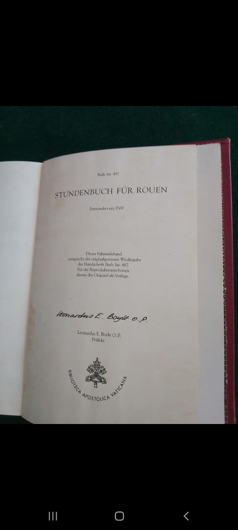 洋書 Il libro d'ore Barberini per Rouen Cod.