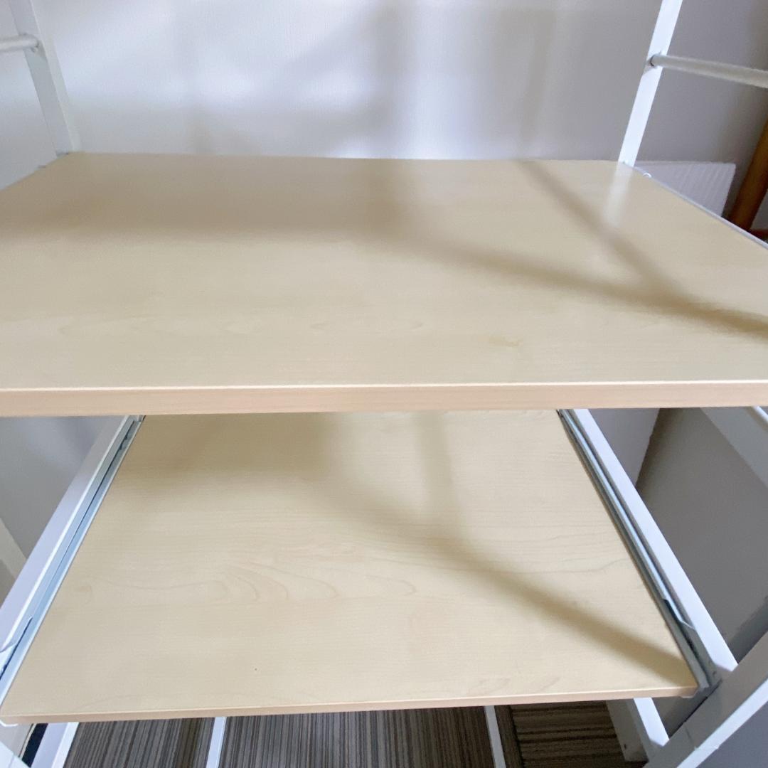 キッチンラック レンジ台 ごみ箱上収納ラック スライド収納付き