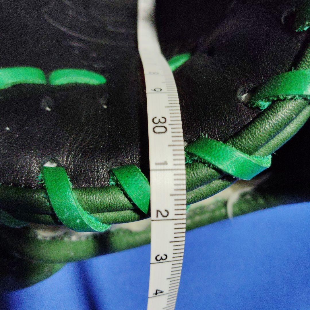 ローリングス 軟式野球グローブ 黒/緑　プロプリファード　左投げ投手用